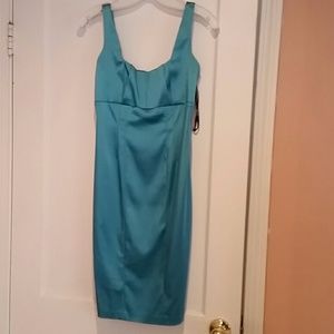 Calvin Klein satin cocktail dress